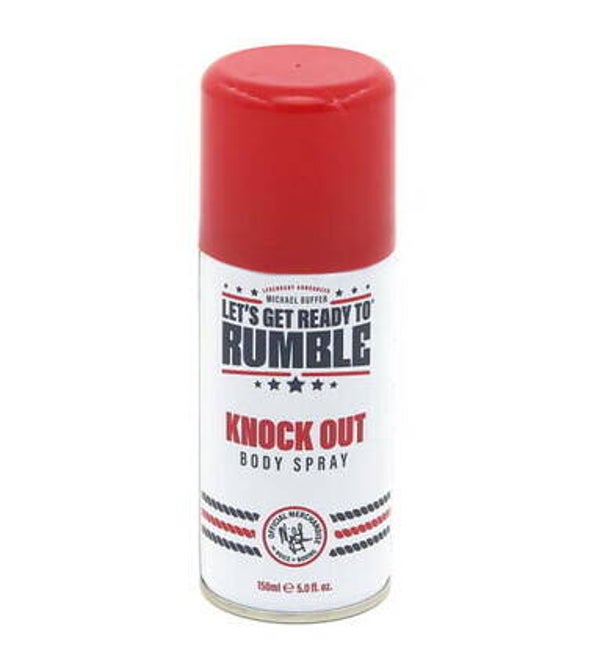 Let’s Get Ready To Rumble Bodyspray Knock Out 150ml  Doos van 12 stuks  Stuksprijs: €1,00