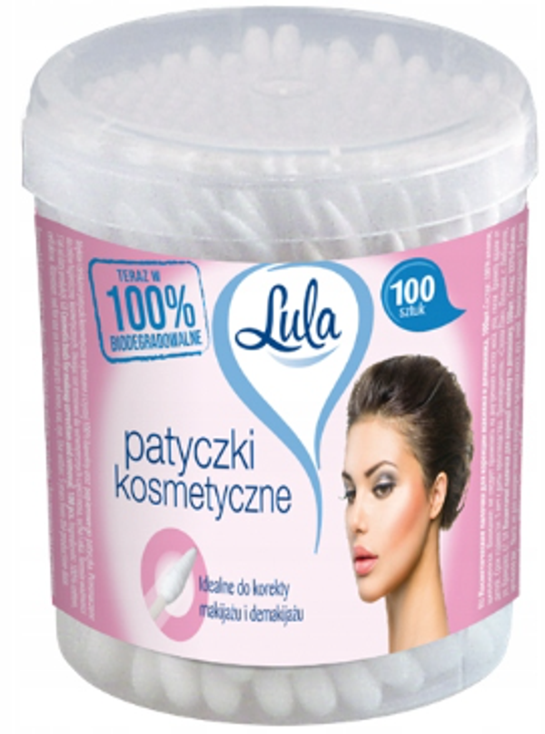 Lula Cosmetic Wattenstaafjes 100 stuks. Doos van 60 stuks