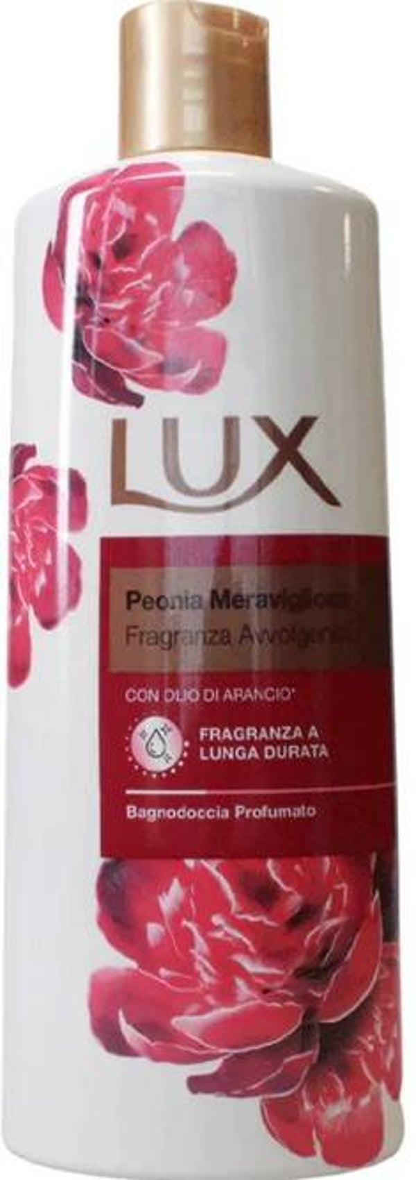 Lux Douchegel Charmante Pioenroos 500ml   Doos van 12 stuks  Stuksprijs: €1,80