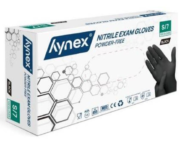 Nitril Handschoenen Maat S (Wegwerp) Zwart 100st. Doos van 10 stuks. Stuksprijs: €2,99