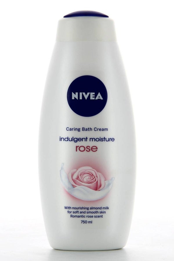Nivea Douchecrème Rose & Almond Oil 750ml. Doos van 6 stuks