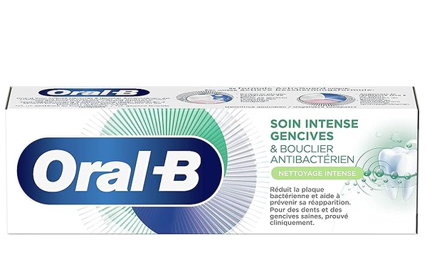 Oral-B Tandpasta Intensieve reiniging en antibacterieel 75ml. Doos van 12 stuks