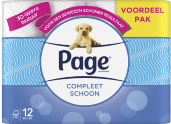 Page toiletpapier - 12 rollen