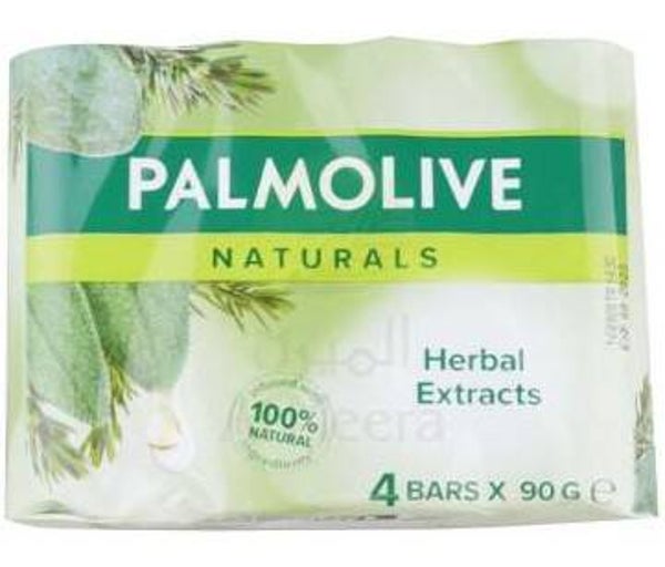 Palmolive Zeep Naturals Citrus & Creme 4 x 90 gr. Doos van 6 stuks. Stuksprijs: €1,60