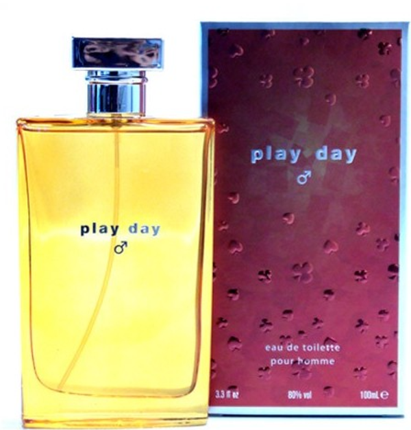 Play day Men Eau De Toilette Spray 100 ml. Doos van 6 stuks