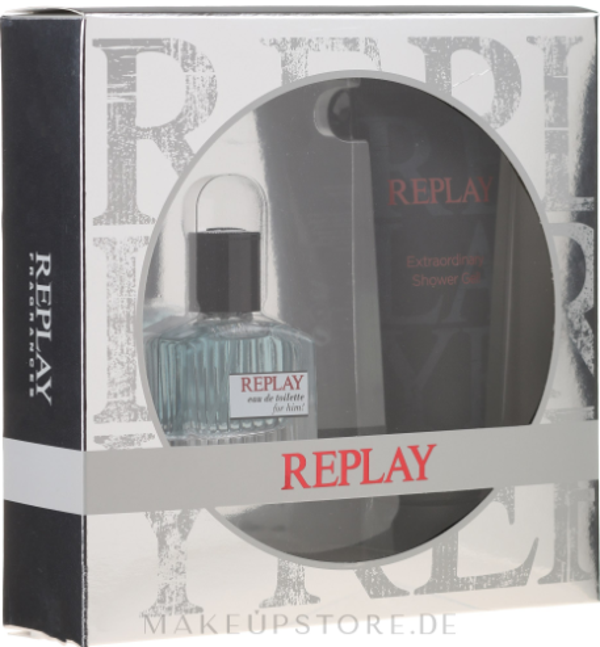 Replay Eau De Toilette Geschenkset - voor Hem. Doos van 3 stuks. Stuksprijs: € 6,75