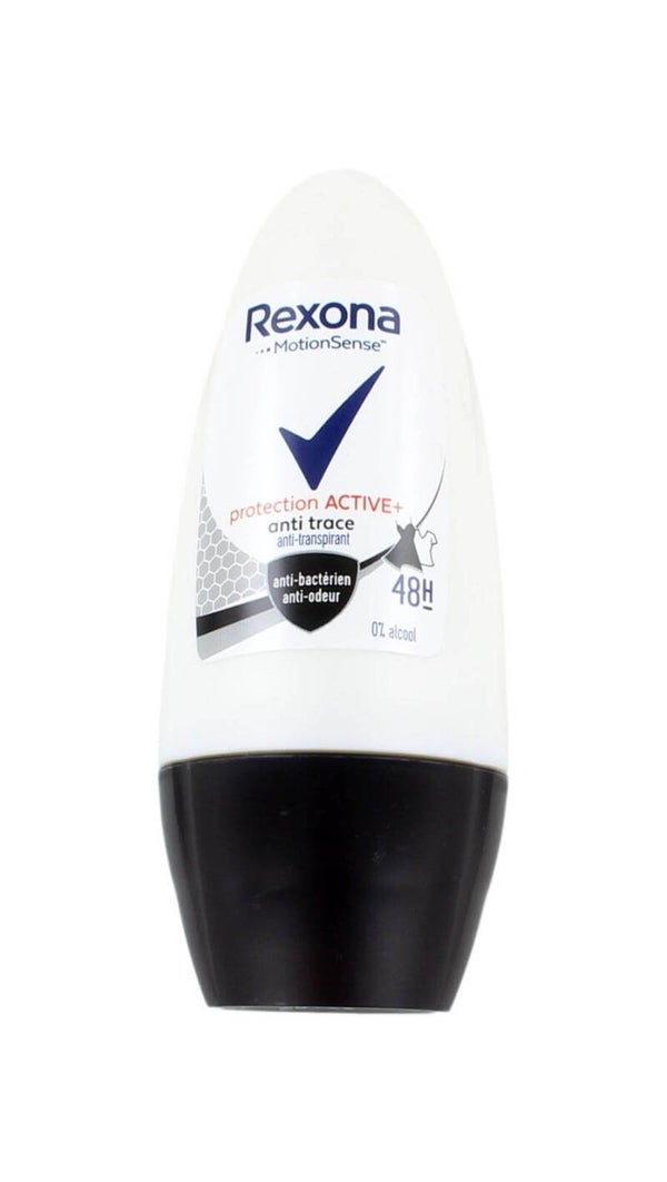 Rexona protection Active + Anti Trace Roller 50ml. Doos van 6 stuks