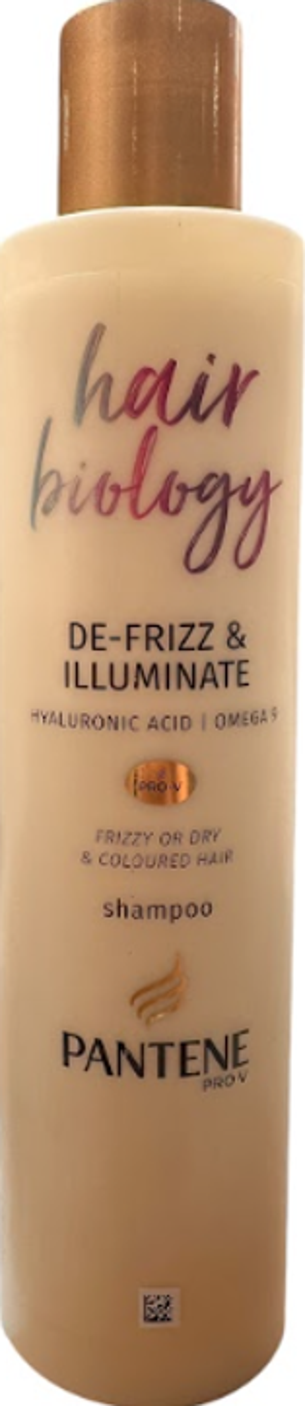 Pantene Hair Biology De-Frizz & Illuminate Shampoo – 250 ml