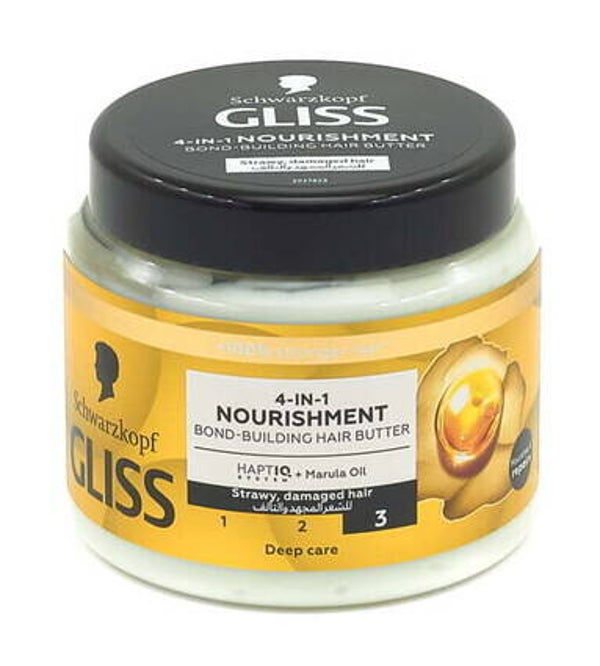 Schwarzkopf Gliss voedend haarmasker Oil Nutritive 400ml   Doos van 6 stuks  Stuksprijs: € 3,97