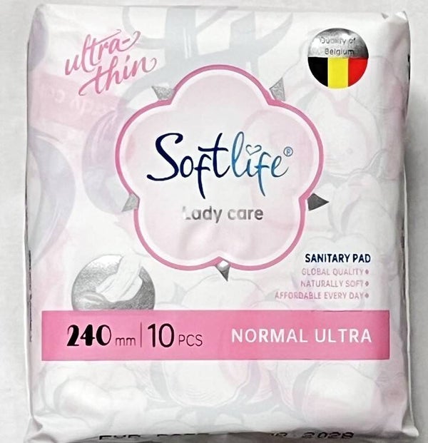 Softlife Normal Ultra Maandverband – 10 Stuks | Ultra Zacht