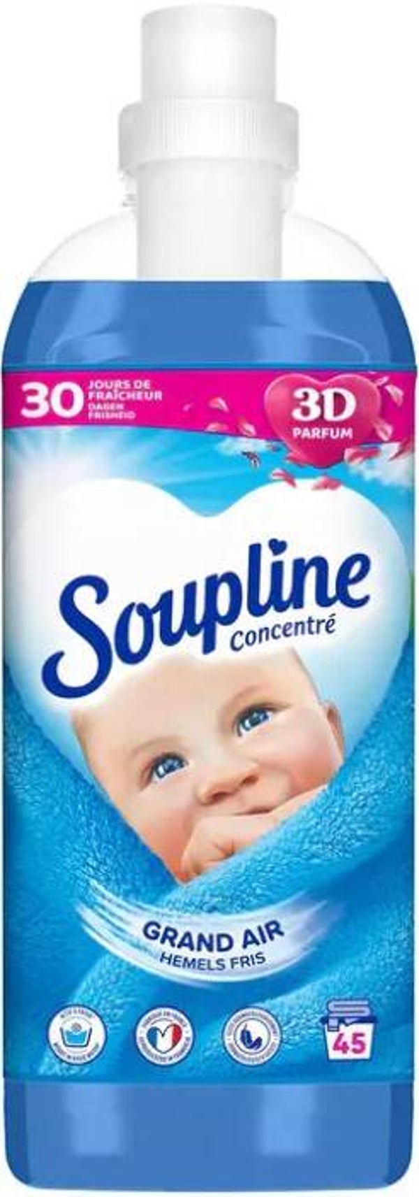 Soupline Wasverzachter Hemels Fris Geconcentreerd - 45 Wasbeurten. €2,85