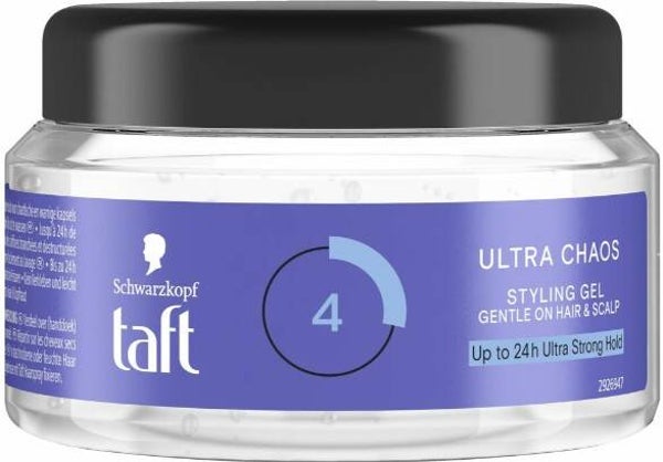 Taft Ultra Chaos Power Gel – 250 ml. Doos van 6 stuks  Stuksprijs: € 2,94