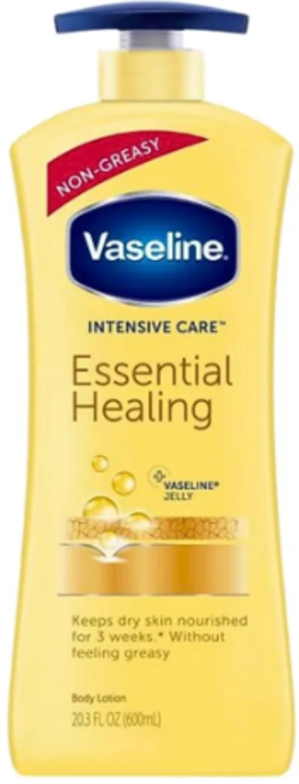 Vaseline Essential Healing Bodylotion – 600 ml. Doos van 6 stuks  Stuksprijs: €3,65  Doos van 6 stuks