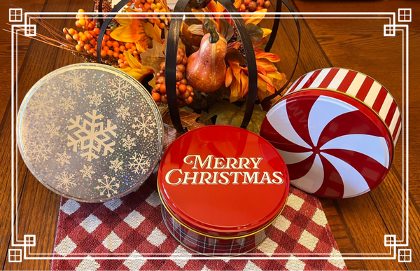 1/2 Lb Tins  Thanksgiving/Christmas/Valentines/Easter (Tins available year round)