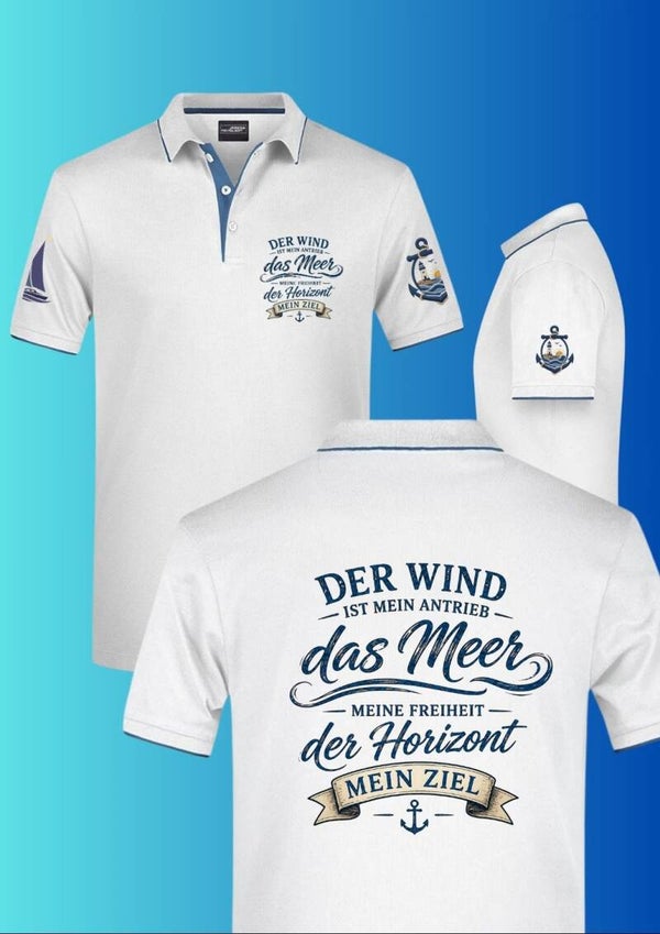 Segeln Premium Polo Shirt im Marina Style