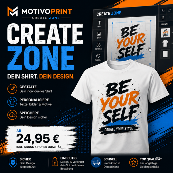 CREATE ZONE – Personalisiertes T-Shirt