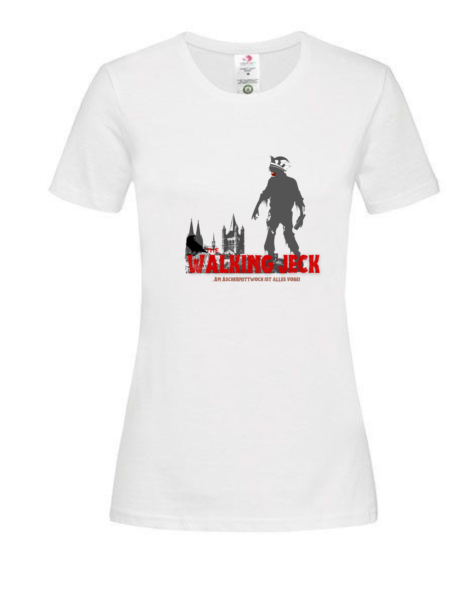 Black Friday Damen Shirt Karneval Walking Jeck