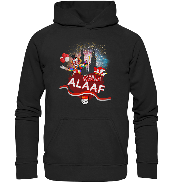 Kölner Karneval Clown Herz Hoodie