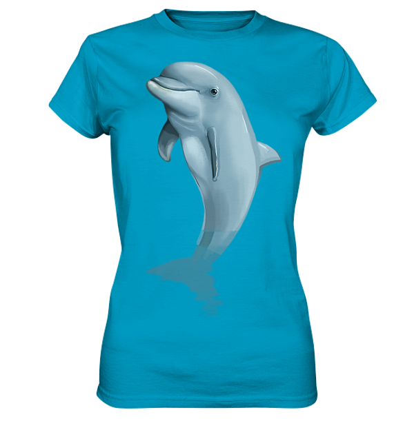 Reduziert  Damen Delfin T-Shirt