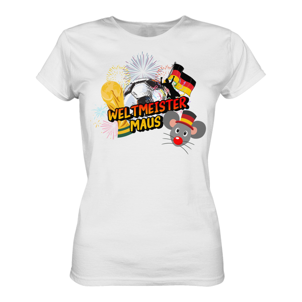 Weltmeistermaus Fussball WM Fanshirt Damen