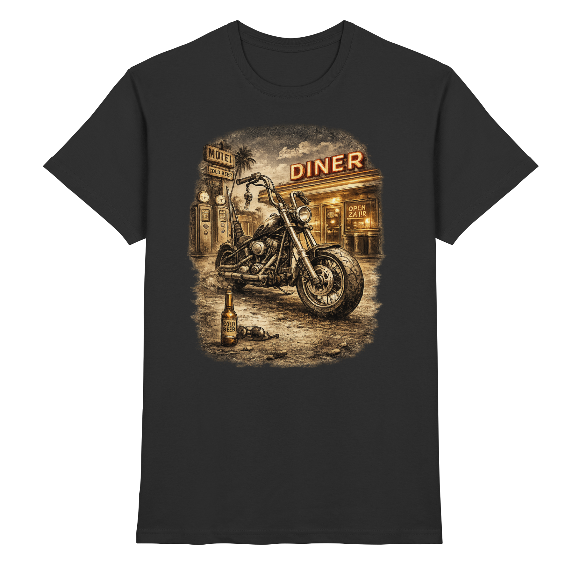 Biker Men Retro Shirt