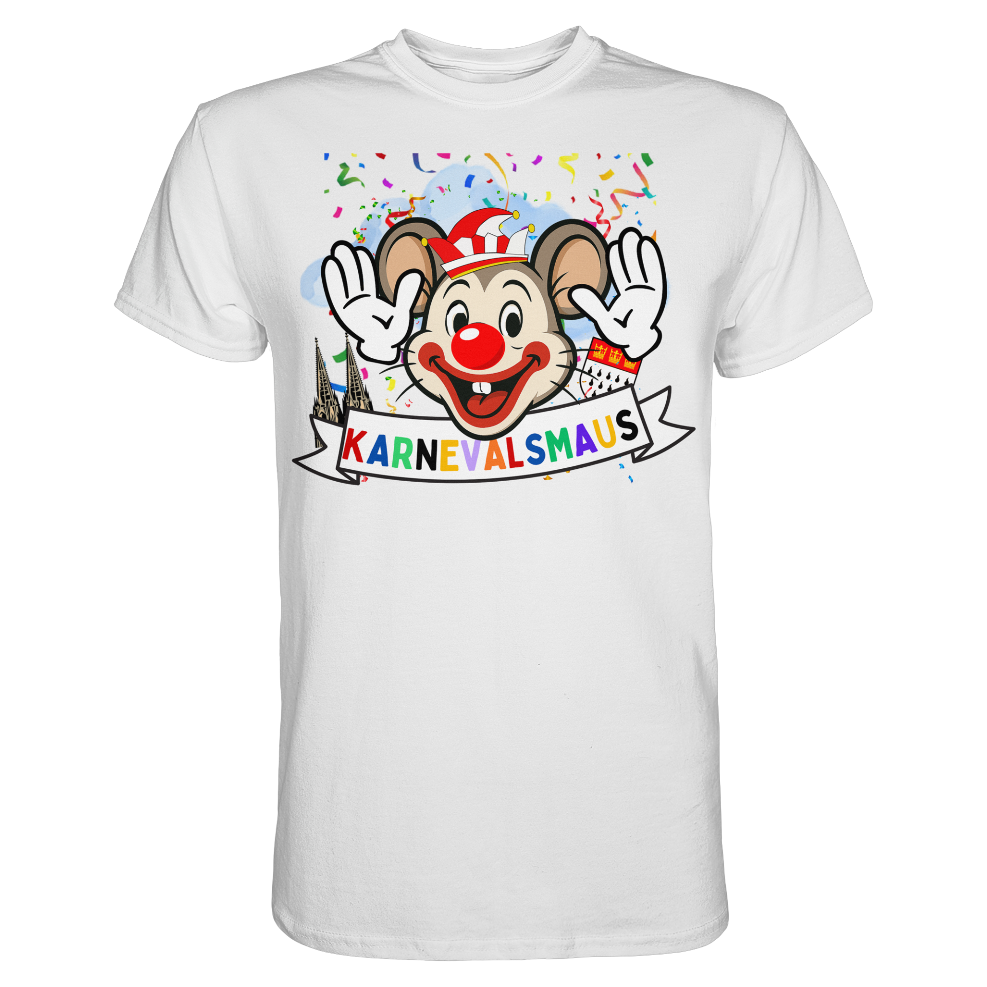 Karnevalsmaus Köln Herren T-Shirt