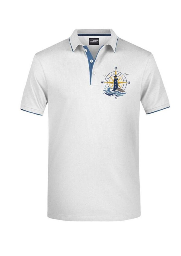 Premim Polo Mare  Logo gestickt
