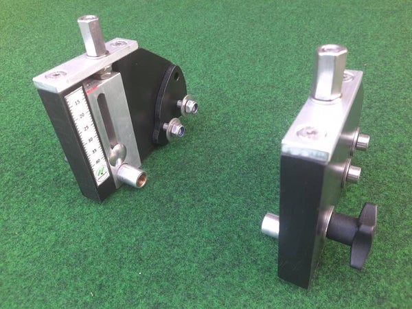 Stufenlose Höhenverstellung Einhell Akku Spindelmäher GE-HM 18/38 Li