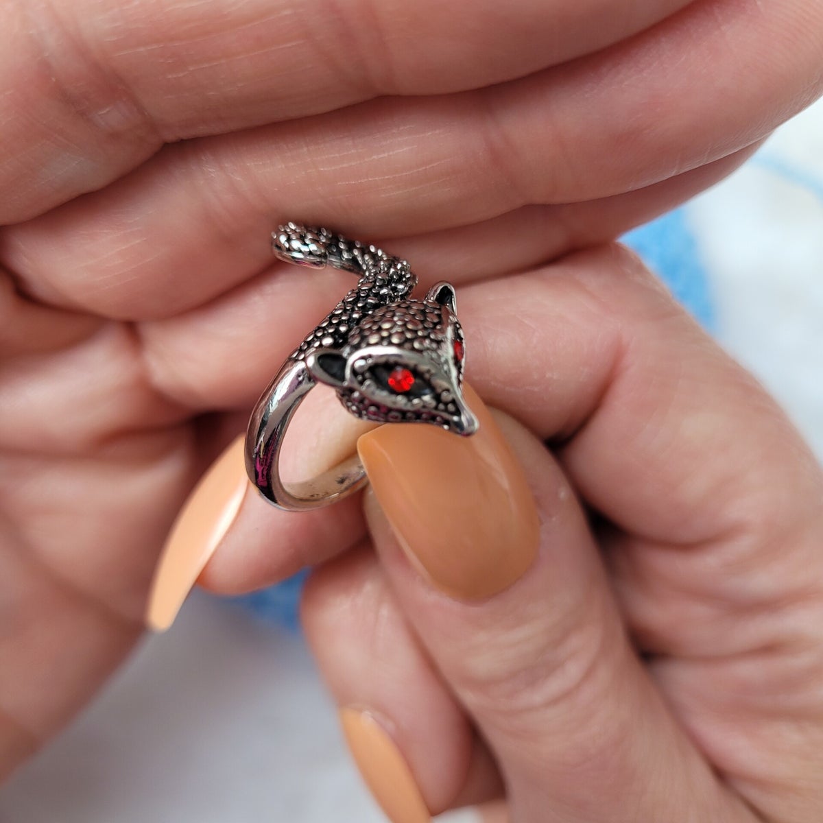 Vos haak of brei ring een garenspanning hulp voor bij het haken en