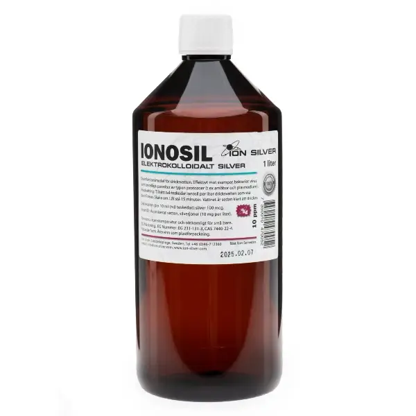 Kolloidalt Silver 1 Liter 10 ppm  kr 310,00