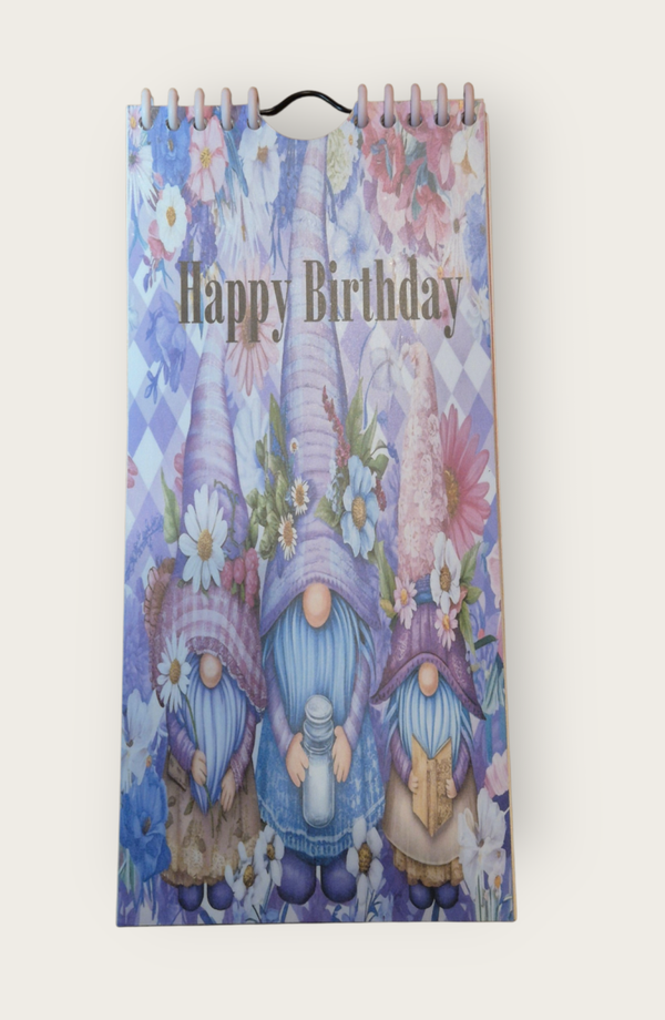 Verjaardags kalender "Gnome"