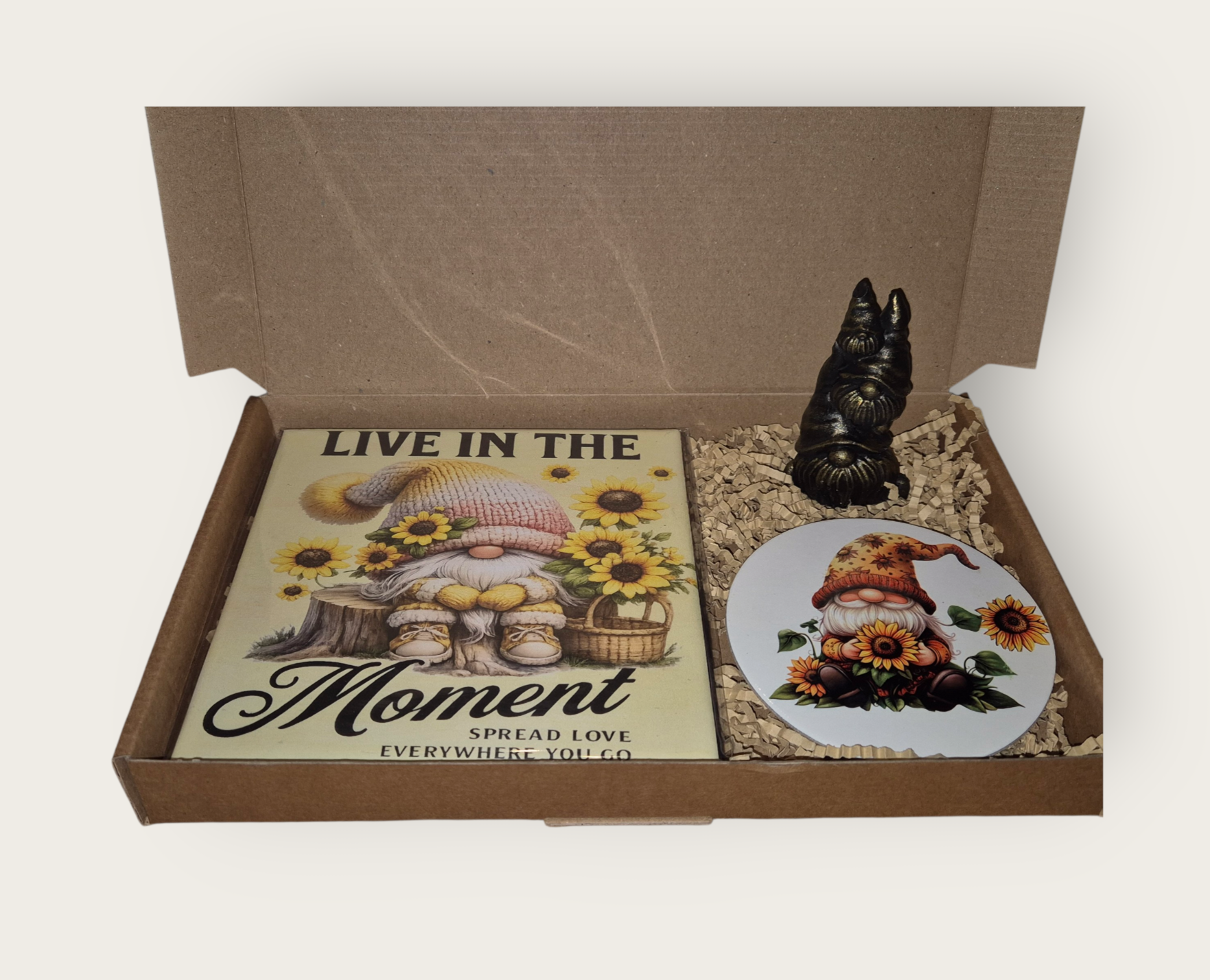 Cadeauset "Zonnebloem Gnome"