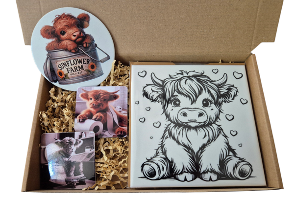 Cadeau set "Hooglandertje"