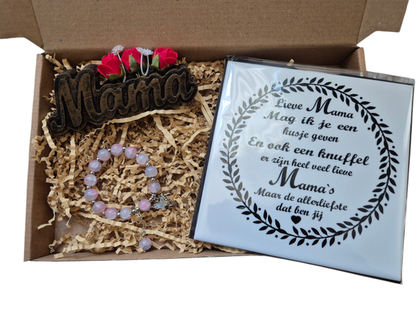 Cadeau set "Mama roosje"