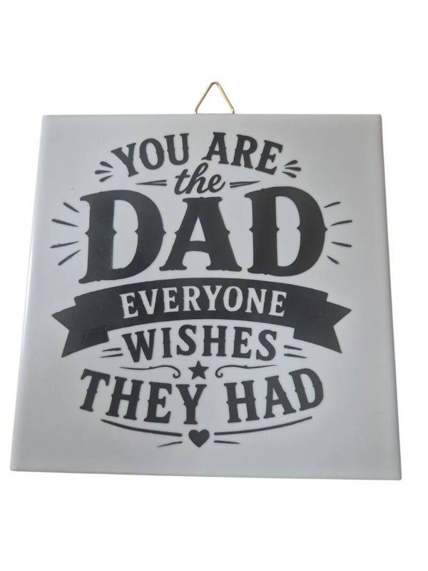 Tekst tegel "The Dad"