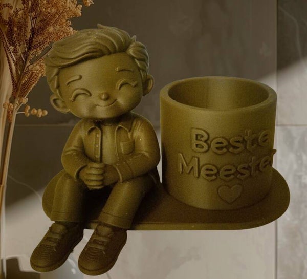 "Beste Meester " bedank potje