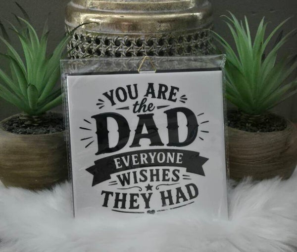 Tekst tegel "The Dad"