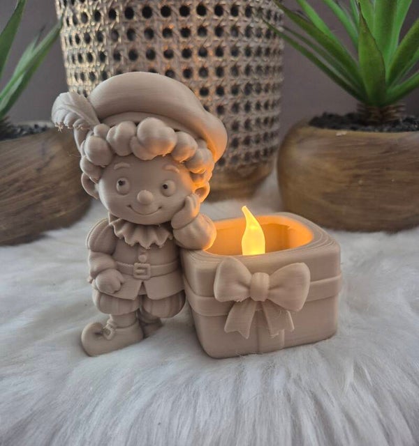 "Pietje" lichtje houder