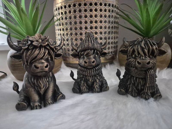 3 delig hooglander set