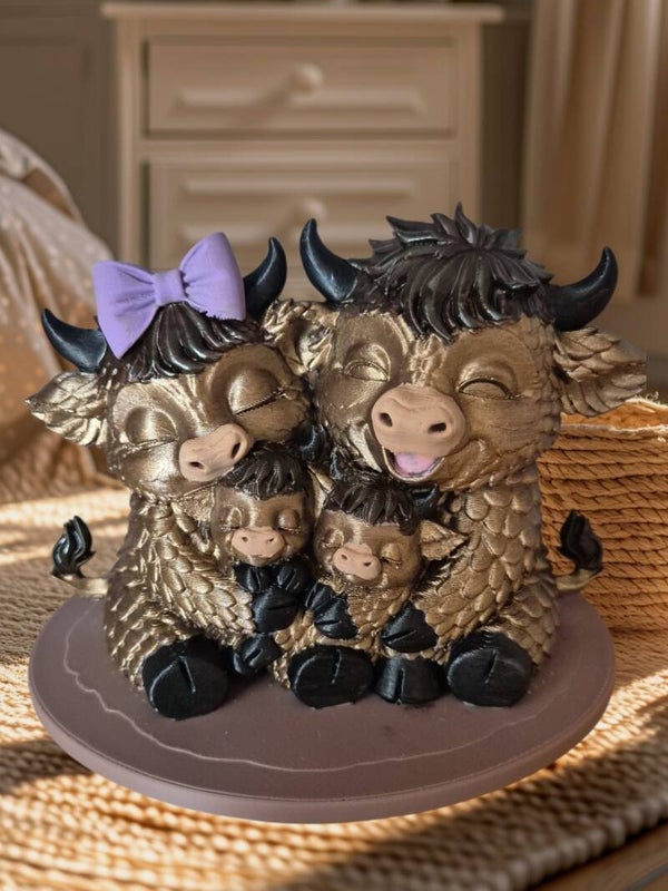 Familie "hooglanders"