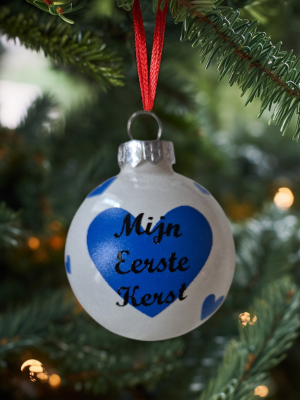 Mijn "Eerste"Kerstbal  Jongen