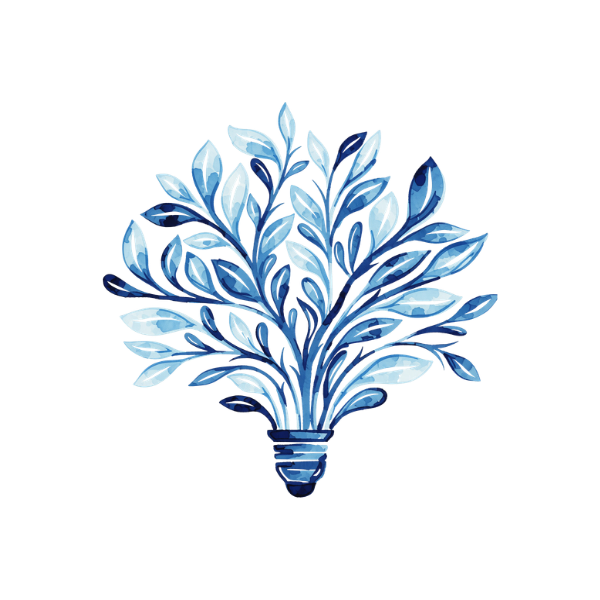 illustration ampoule fleuri