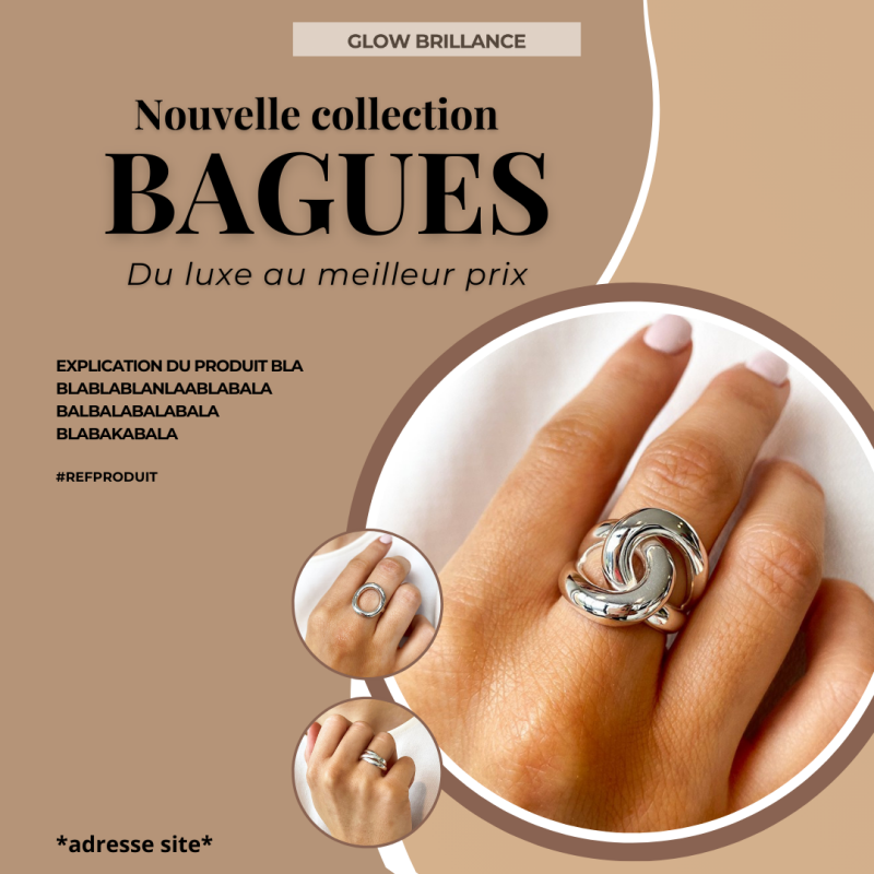 Post Insta nouvelle collection bagues - GlowBrillance