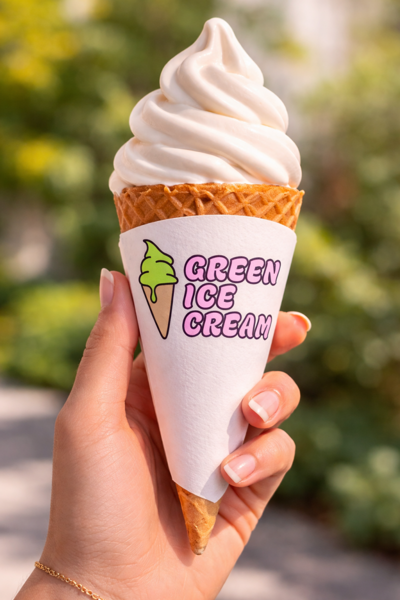 Mockup Green Ice Cream 3