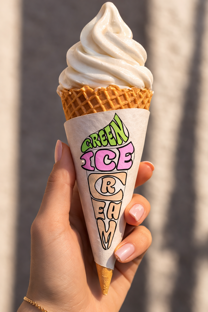 Mockup Green Ice Cream 1