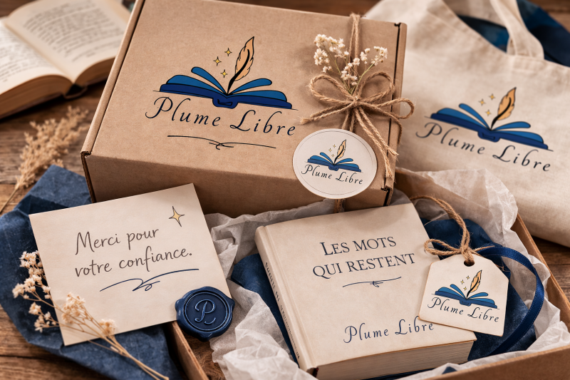 Mockup Plume libre commande