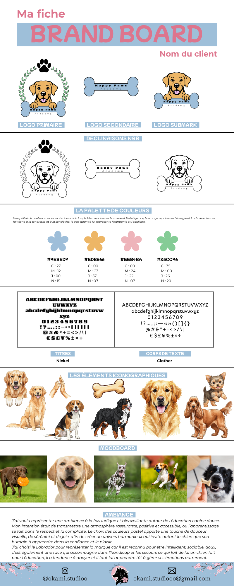 Brandboard Happy Paws Academy