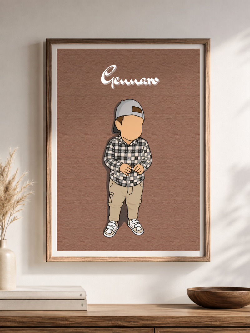 illustration personnalisée Gennaro