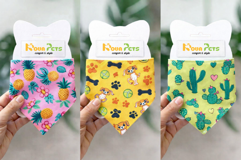 Mockup Nova Pets foulards