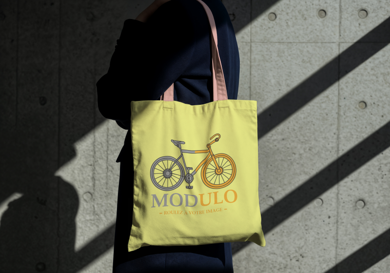 Mockup tote bag modulo